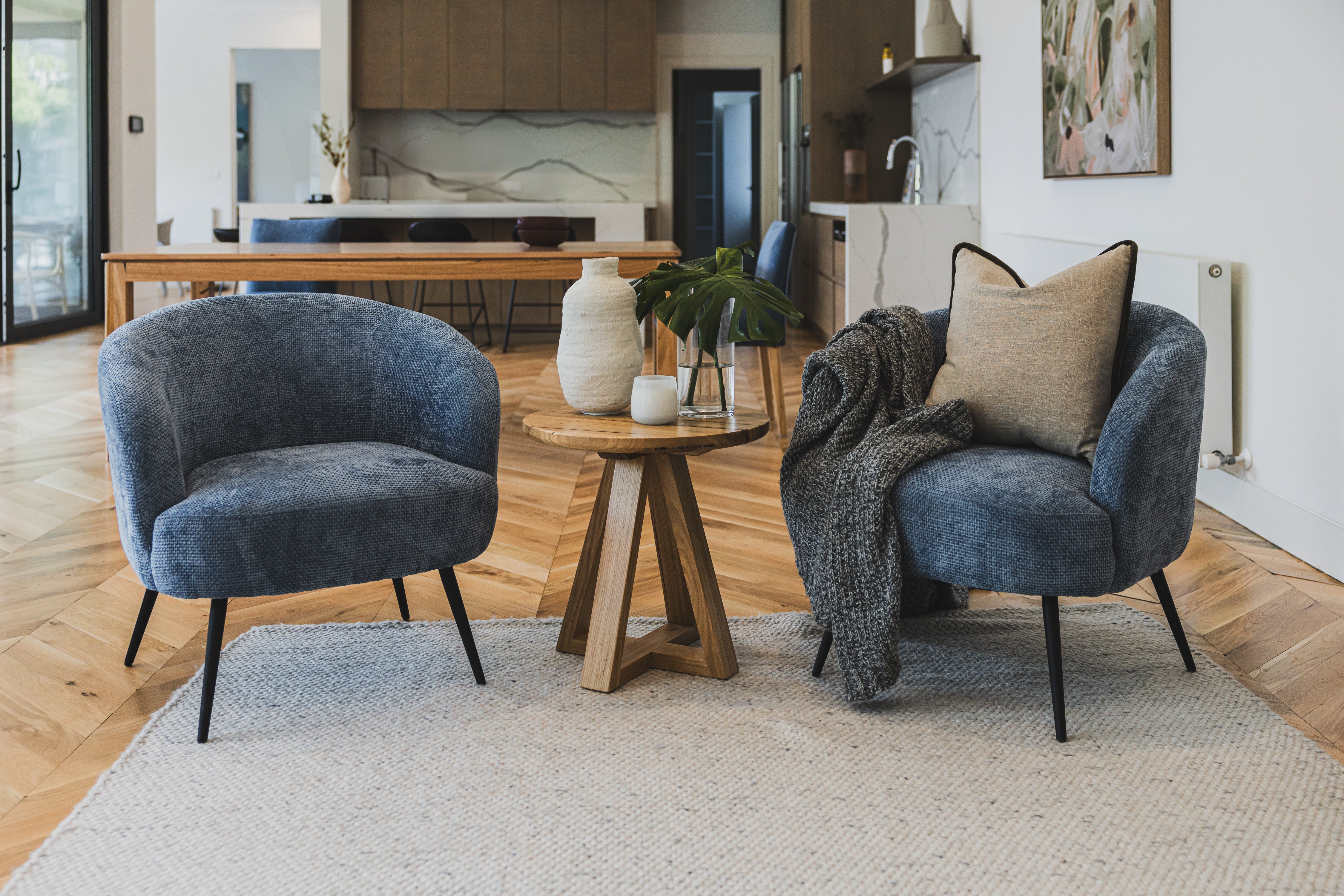 Euro Occasional Chair with Metal Black Leg