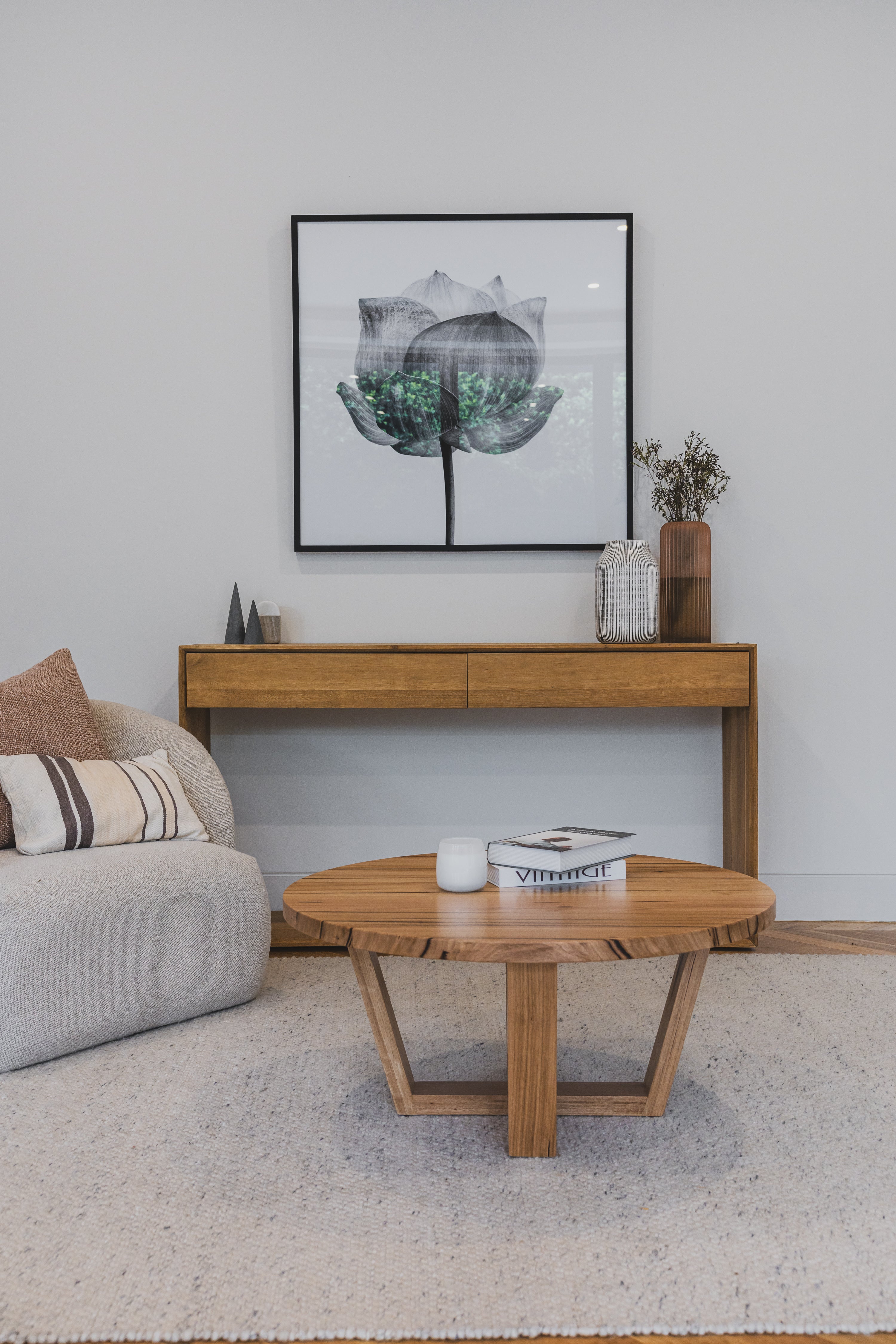 Australian Made Solid Messmate Timber Frankston Coffee Table