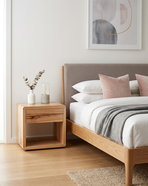 Rola Australian Made Solid Timber Bedside Table