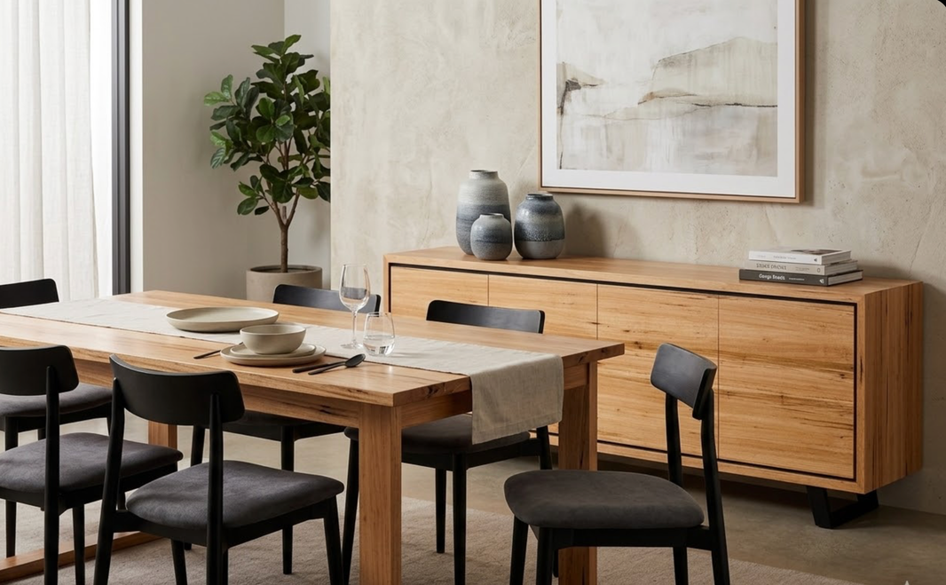 Earthbound Australian Made Messmate 4 doors Buffet