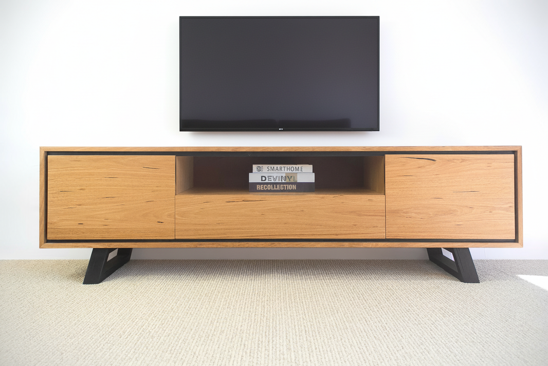 Earthbound Australian Made Messmate Entertainment Unit