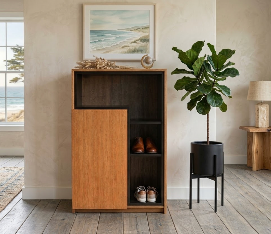 Australian Made Eulo Designer Shoes Cabinet