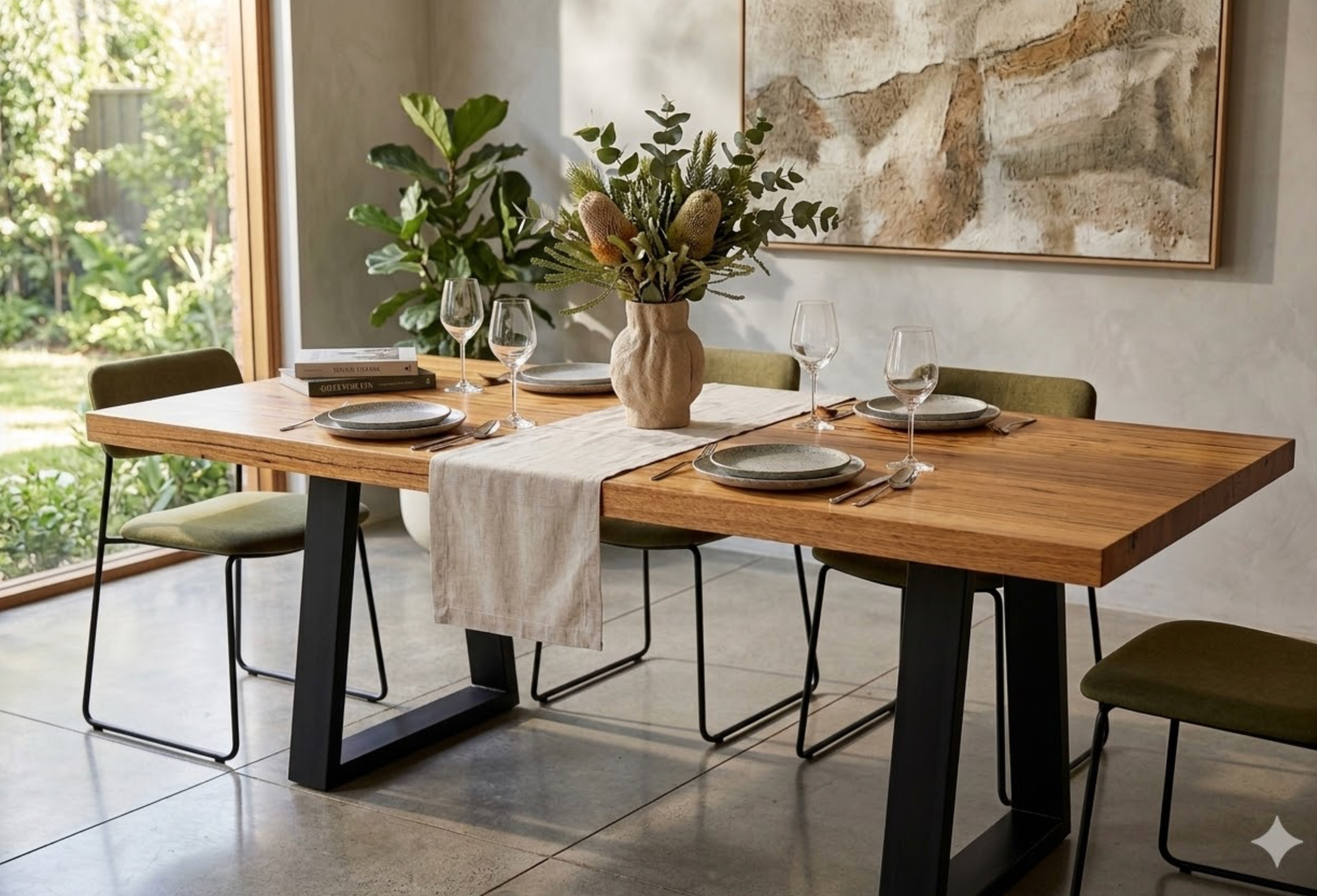 Nordic Solid Messmate Dining Table