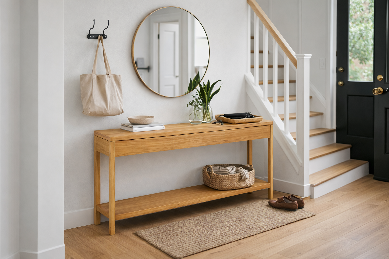 Rowan Australian Made Solid Oak Console Table